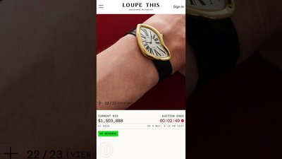 Cartier (Crash) Watch: A World Record