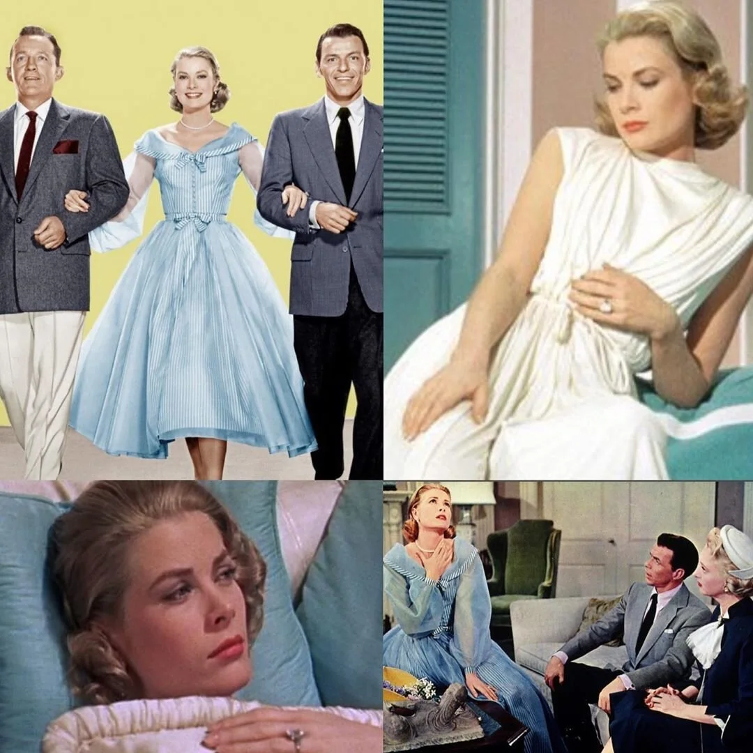Grace Kelly wearing engagement ring in High Society
