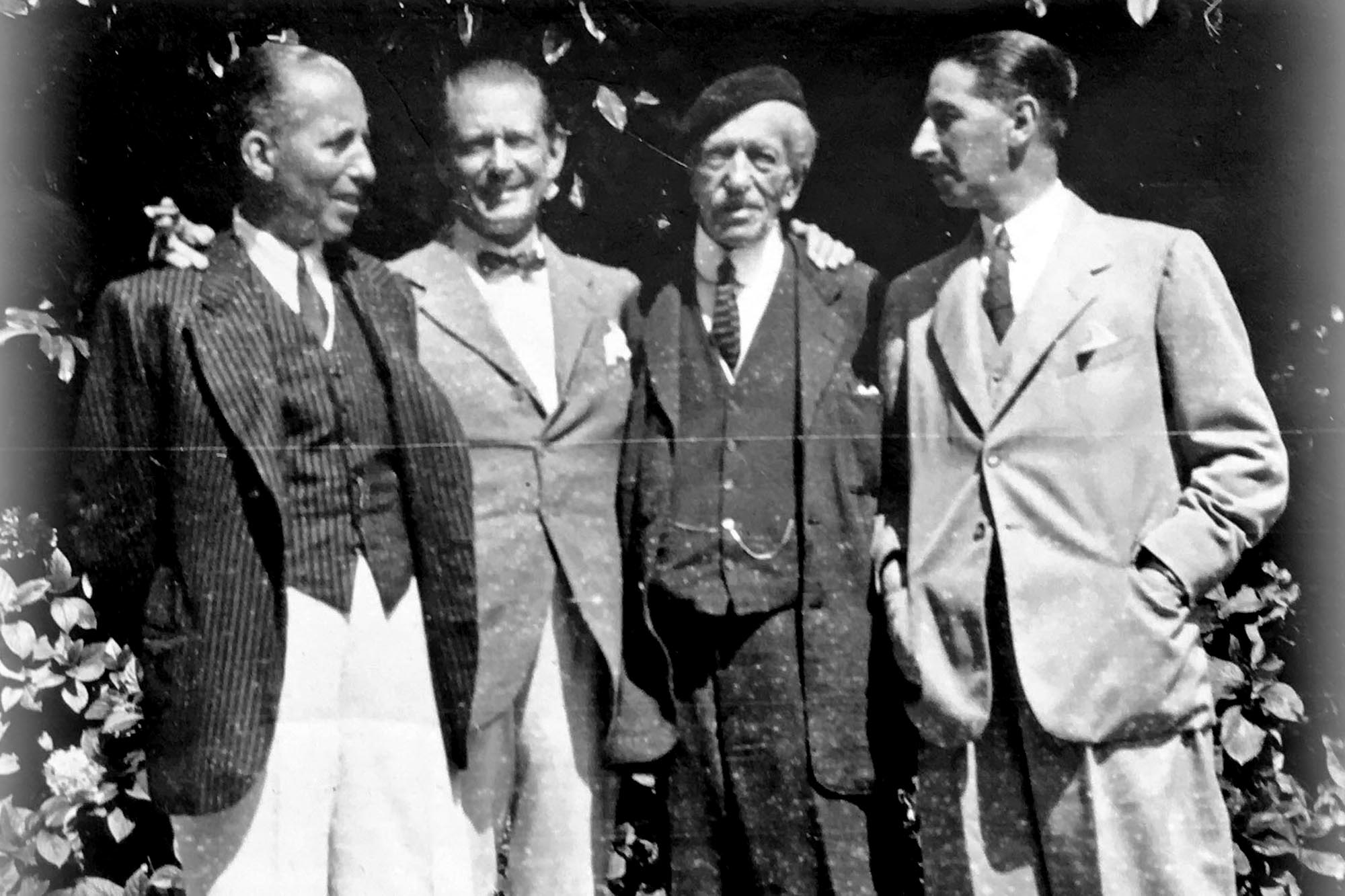 Louis, Pierre and Jacques Cartier — the three brothers, 1922