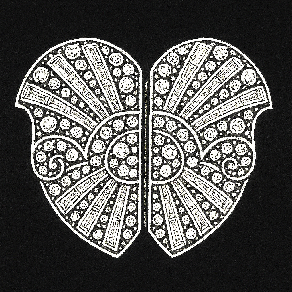 Double Clip Brooch