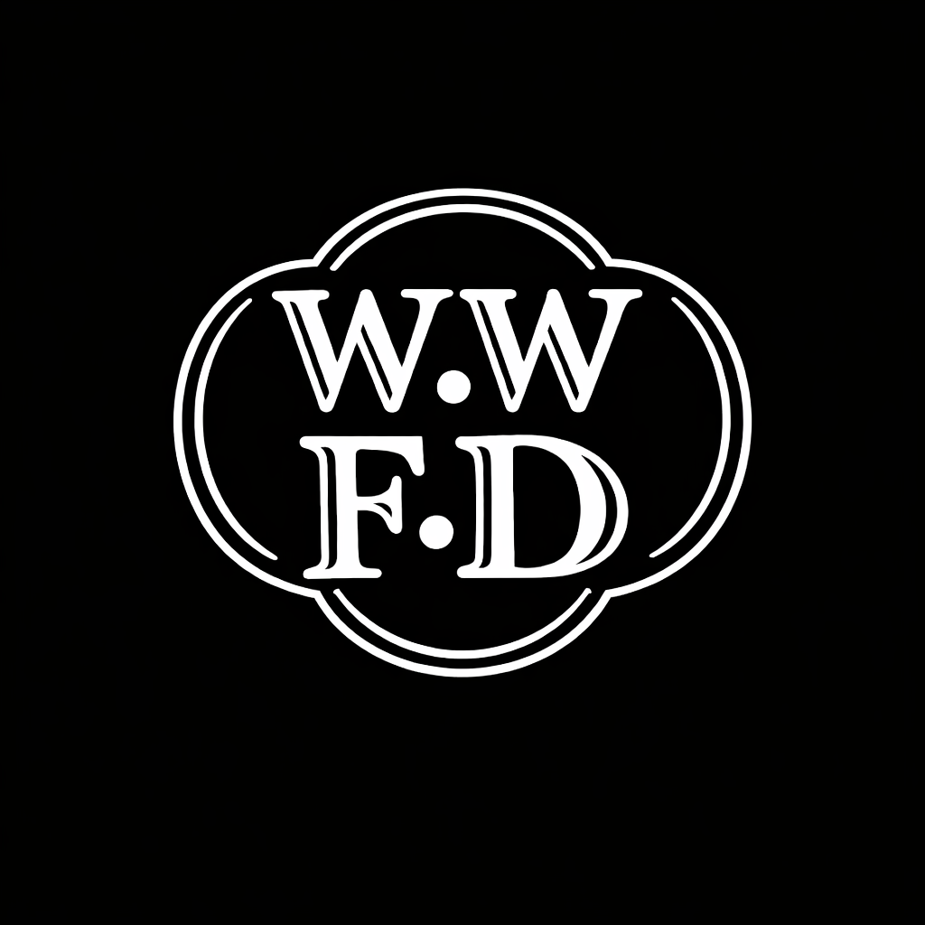 Wright & Davies Ltd hallmark stamp — the maker's mark used by the Clerkenwell workshop